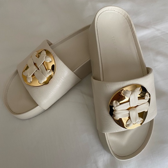 New!! Tory Burch platform Sandals Size 5 - Picture 3 of 6